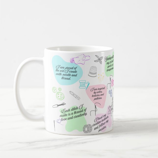 Mug for sewing crafters (Left)