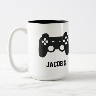 Mug for the gamer in the house, personalized.