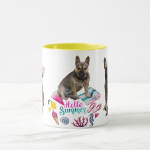 Mug French Bulldog Hello Summer
