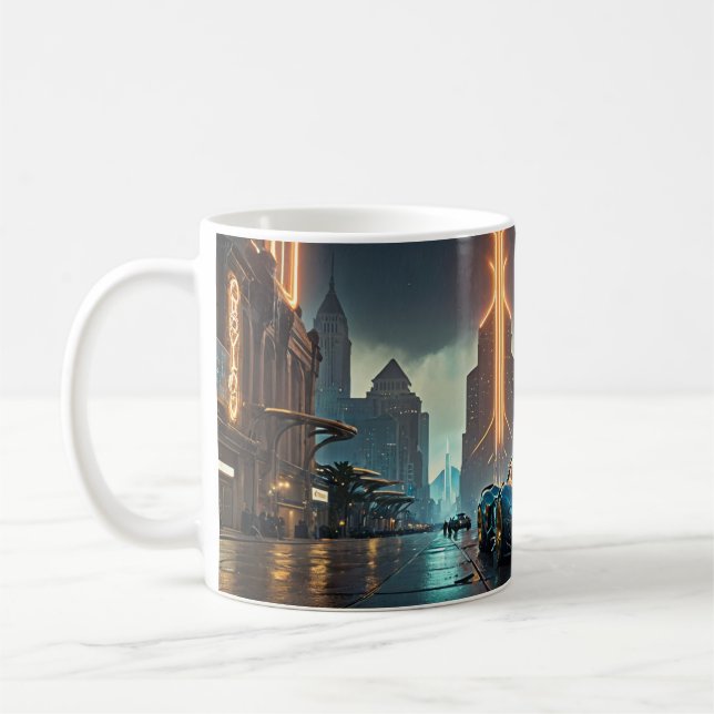 Mug - Futuristic City #11 (Left)