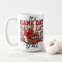 Mug game day, American football