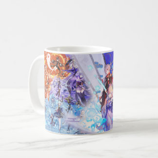 Mug Genshin Game Xiao Raiden Hu Tao Holiday