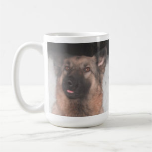Mug German Shepherd Sticking Tongue Out