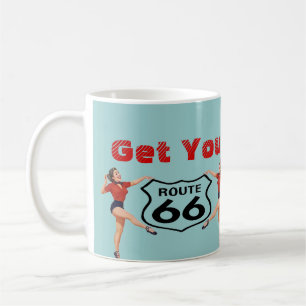 Mug Get Your Kicks On Route 66 Road Trip Nostalgia