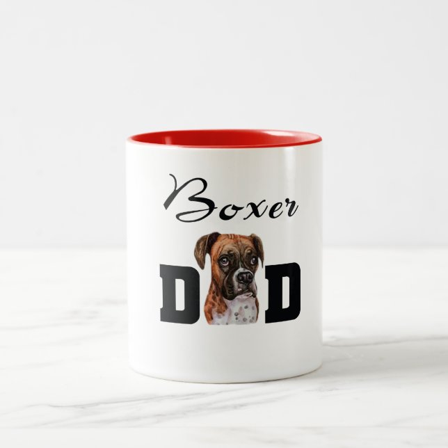 Mug Gift For Boxer DAD (Center)