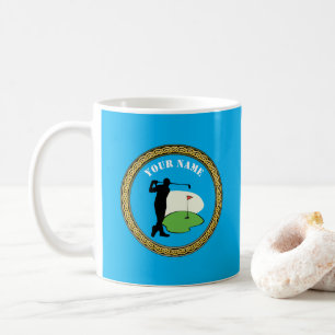 Mug Golf - Add Name - Golfer