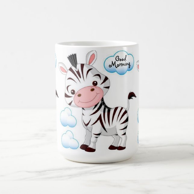 Mug/Good Morning Zebra Coffee Mug (Center)