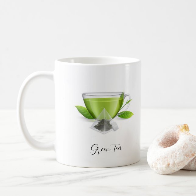 Mug - Green tea (With Donut)