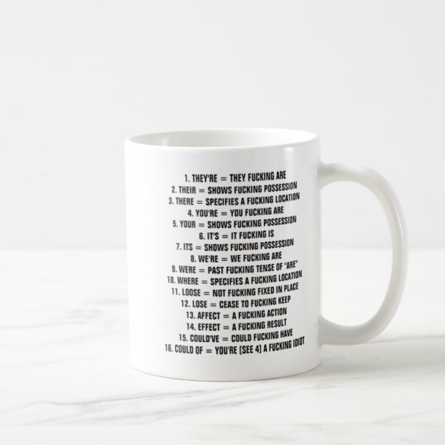 Mug Guide To Grammar (Right)