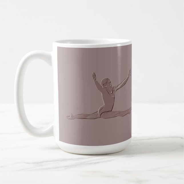 Mug - Gymnast in Bas-Relief (Left)