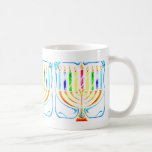 Mug:  Hanukkah Menorah - Chanukah Menorah Coffee Mug<br><div class="desc">Hanukkah Menorah - Chanukah Menorah Card showing all the candles burning brightly for this special time of year,  the Jewish Festival of Lights.</div>