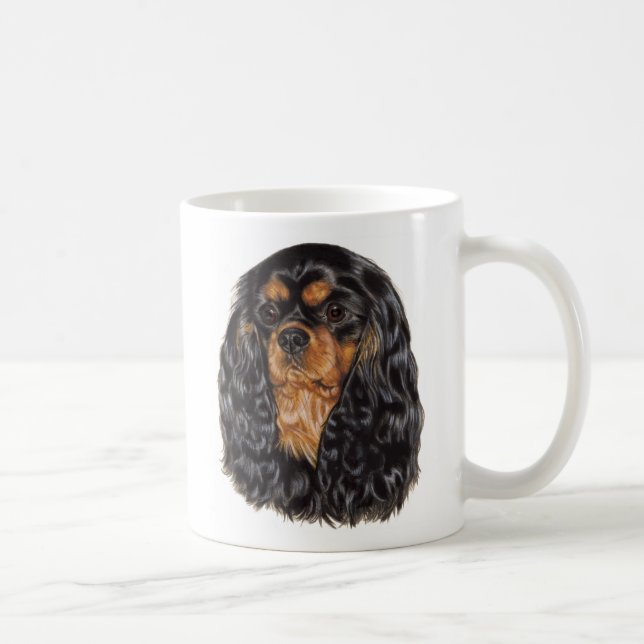 Mug :Happiness is a Cavalier King Charles... (Right)