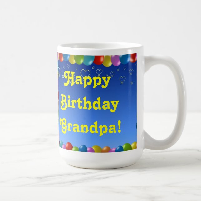 Mug Happy Birthday Grandpa (Right)