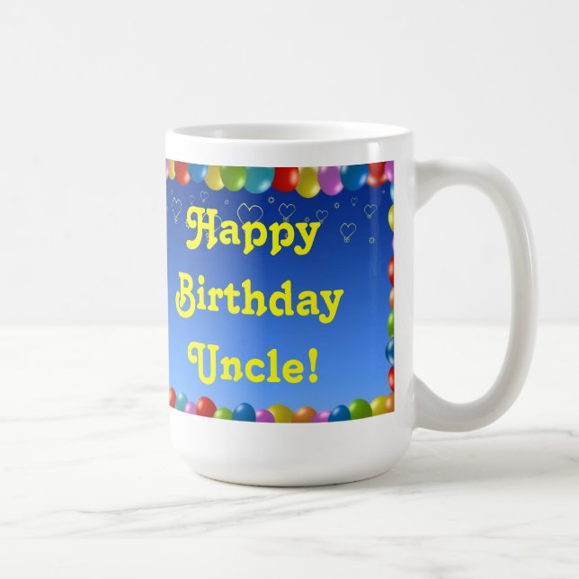 Mug Happy Birthday Uncle (Right)