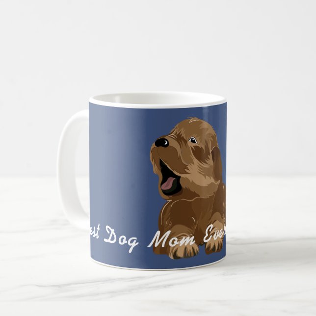 Mug Happy Puppy Sweet Furry Baby (Front Left)