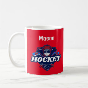 Mug Hockey Gear - Personalised -Add Name #