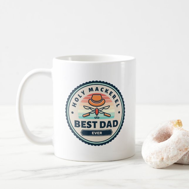 Mug - Holy Mackerel! Best Dad Ever (With Donut)