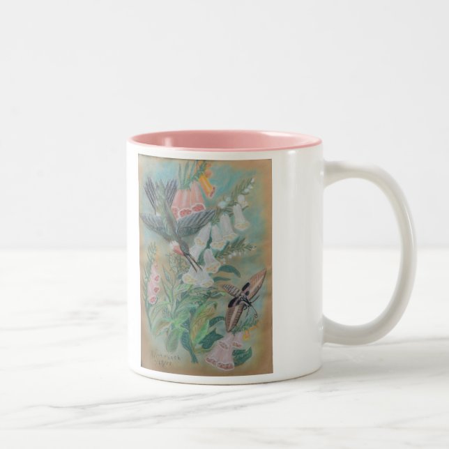 Mug - Hummingbird and Moth by NCBR (Right)