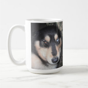 Mug Husky One Blue Eye One Brown Eye