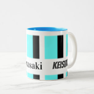 Mug I ♥ Kawasaki name can be changed