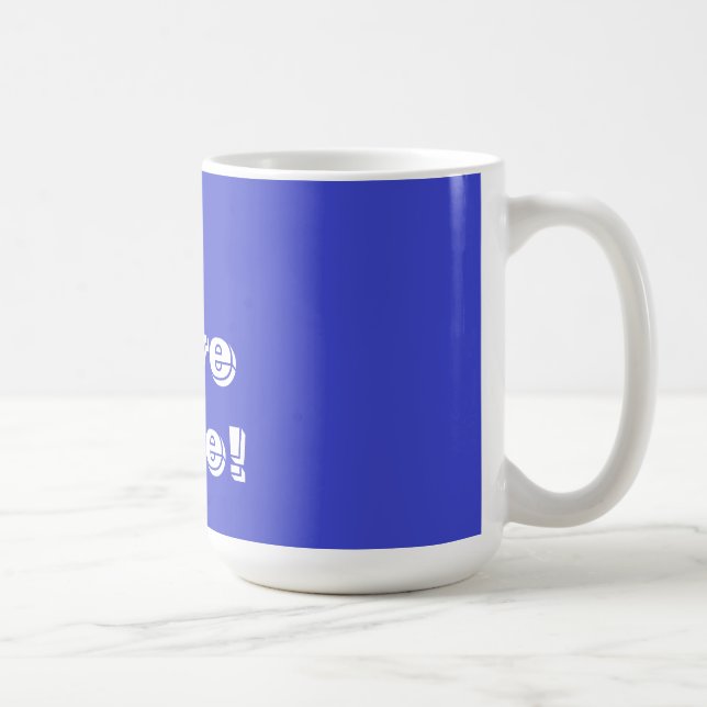 Mug I Love Blue (Right)