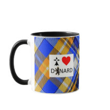Mug I love Dinard and tartan