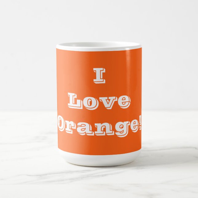 Mug I Love Orange (Center)