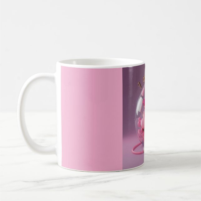 MUG, I MISS YOU, LOVE COFFEE MUG (Left)