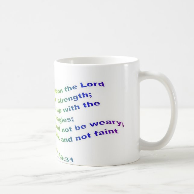 Mug: Isaiah 40:31 Coffee Mug (Right)