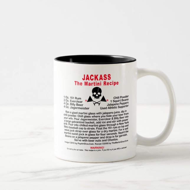 Mug - JACKASS, The Martini Cup (Right)
