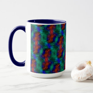 MUG Jimette Blue Red Design