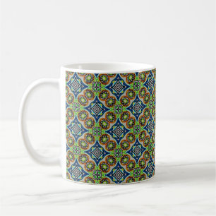 MUG Jimette Design green blue and orange