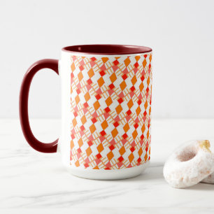 MUG Jimette Red Design and orange cup