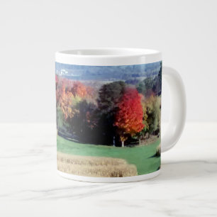Mug, Jumbo 20 oz. Wisconsin Countryside Fall Large Coffee Mug