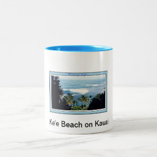 Mug-Kauai's Ke'e Beach Two-Tone Coffee Mug