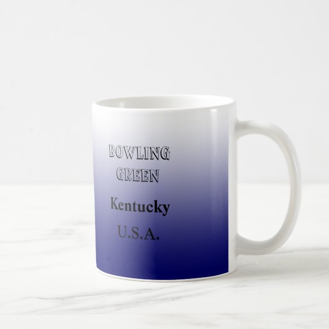 Mug - Kentucky State Map with City (Right)