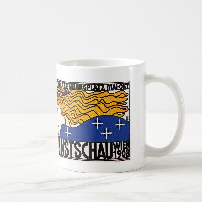 Mug: Kunstschau Wien by Loffler Coffee Mug (Right)