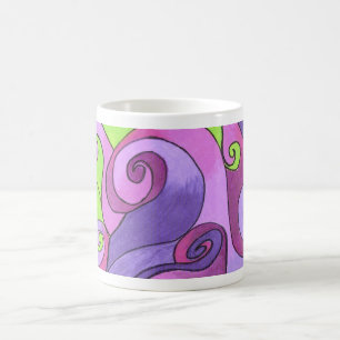 Mug - Lavendar Waves