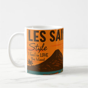 Mug Les Saintes Caraïbes, Retro Style