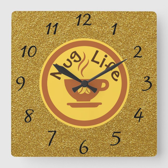 Mug Life Wall Clock (Front)