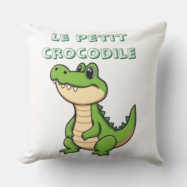 Mug Little Crocodile  Cushion (Front)