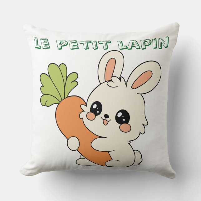 mug little rabbit cushion (Front)
