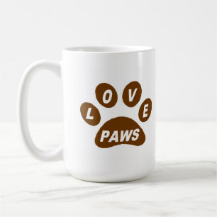 Mug Love Paws on Paws Brown