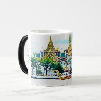 Mug- Majestic Thai Royal Barge at the Grand Palace Magic Mug