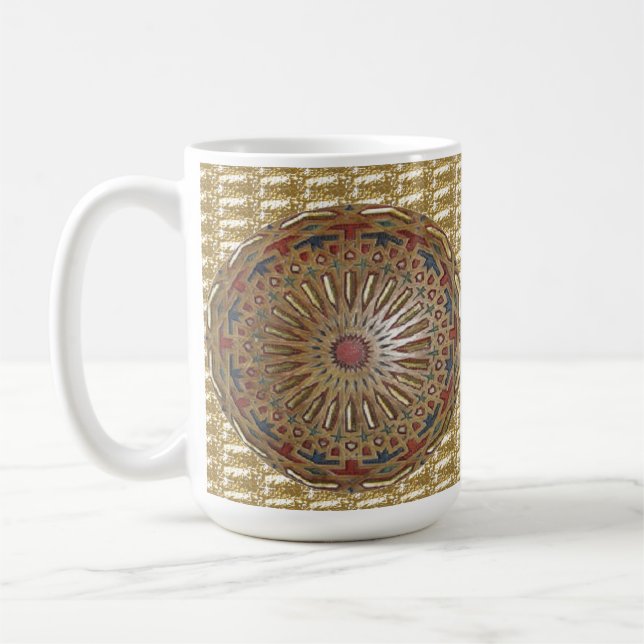 Mug Morrocon Beauty on Gold (Left)