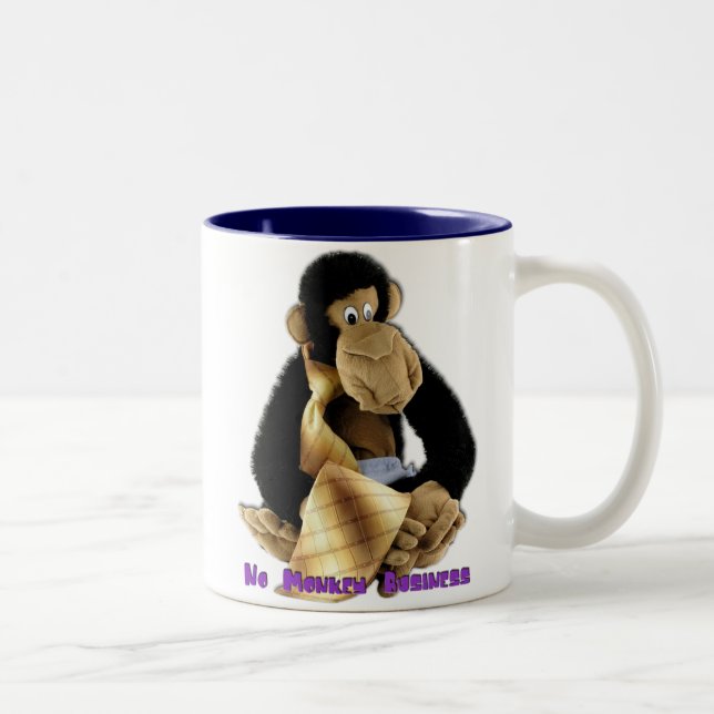 Mug: Mr-Workaholic Two-Tone Coffee Mug (Right)