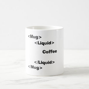 <Mug>, </Mug>, <Liquid>, Coffee, </Liquid> Coffee Mug