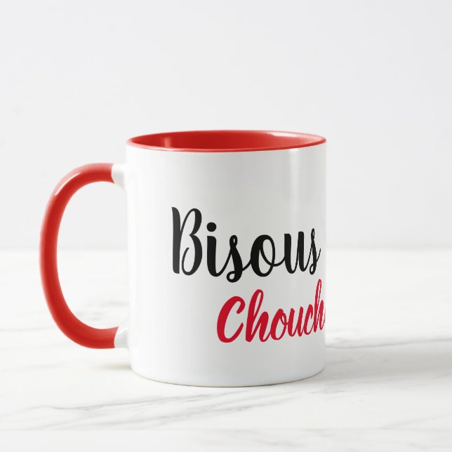 Mug mug puffy inside red (Left)