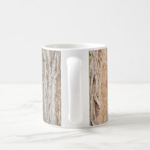 Mug, mug with the motif of tree bark