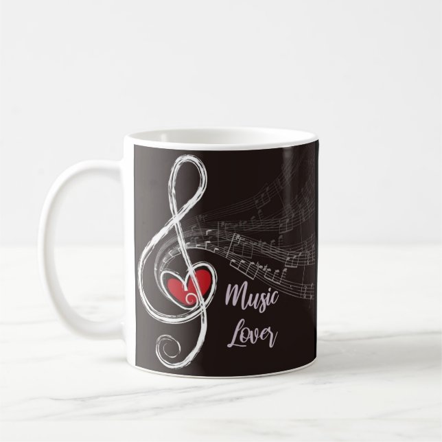 mug Music Lover notes (Left)